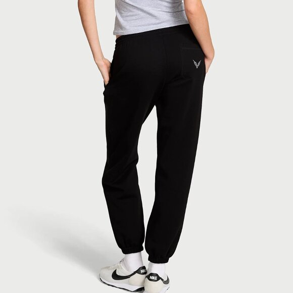 Victoria’s Secret Angel Essentials Crystal Motif Jogger Sweatpants Black M NWT - Picture 3 of 6